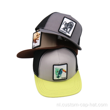 Hoogwaardige dierenpatch trucker cap